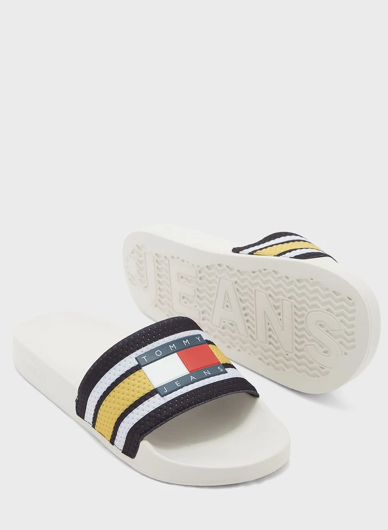 TOMMY JEANS Casual One Strap Slides