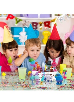 General 12 Trolls Action Figures Set 1.58 to 2.7 Inch Trolls Dolls for Birthday Festival Great Gift for Your Kids (12 Pieces)  - Image 4