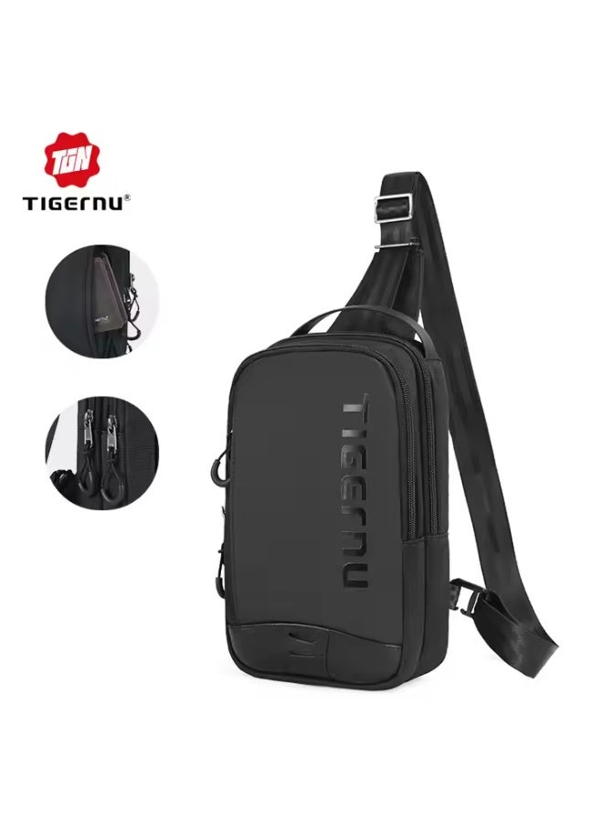 حقيبة كتف Tigernu مقاومة للماء موديل T-S8189 باللون الأسود - Image 1