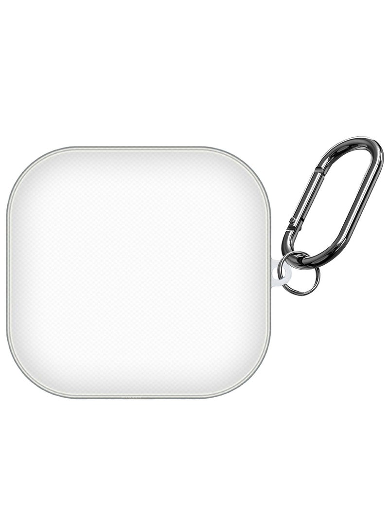 CATANES TPU Protective Cover for Redmi Buds 6 Active Case - with Lightweight Slim Design and Metal Keychain - Clear - Image 1