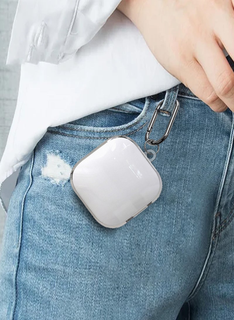 CATANES TPU Protective Cover for Redmi Buds 6 Active Case - with Lightweight Slim Design and Metal Keychain - Clear - Image 5