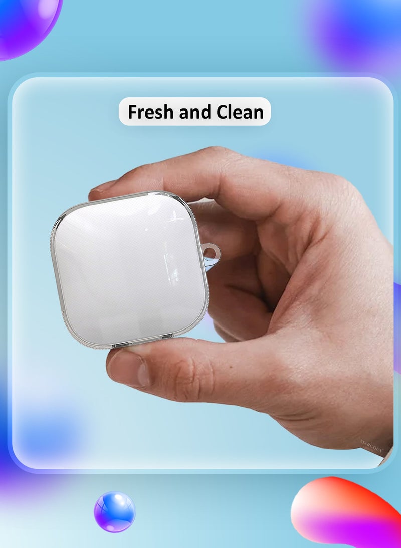 CATANES TPU Protective Cover for Redmi Buds 6 Active Case - with Lightweight Slim Design and Metal Keychain - Clear - Image 3