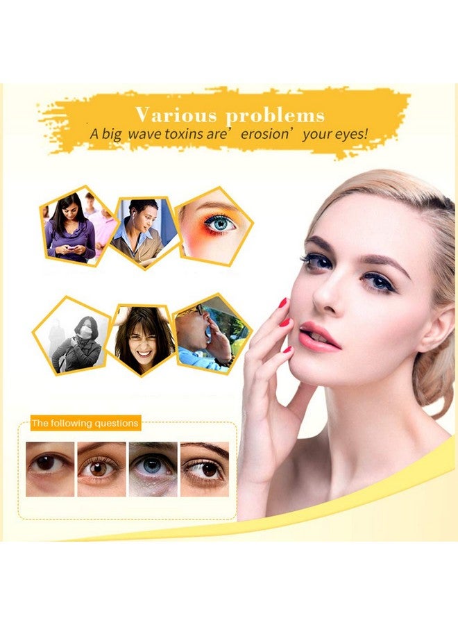 Felico Eye Mask 30 Pairs Collagen Under Eye Patches Black Crystal Eye Gel Pads For Reducing Dark Circles Lighten Wrinkles Antiaging Moisturizing Fine Lines Eye Bags Puffiness Women Men - Image 4