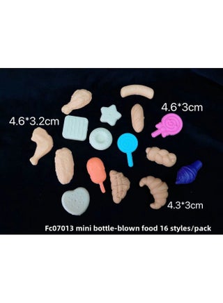 Toy Accessories Children's Playhouse Ornaments Fruits And Vegetables Food Simulation Toys Mini-Specifications:Mini Bottle-blown Foods 16 Styles/pack - pzsku/ZAC13C5CF1E73A9F1113FZ/45/1745622086/e2c7d3db-1731-497e-95b6-936884f44c96
