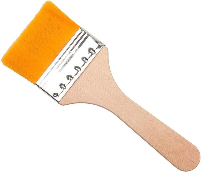 Professional Paint Brushes Set - Small & Big Wooden Art Brushes Sizes 2,4,6,8 - Different Sizes for Arts & Crafts - Set of 4 Paint Brushes - Image 3