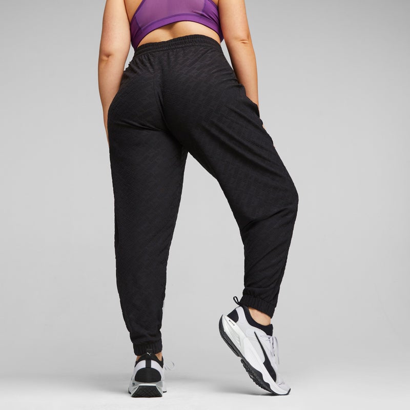 PUMA Fit Womens Black Training Branded Jogger - Image 4