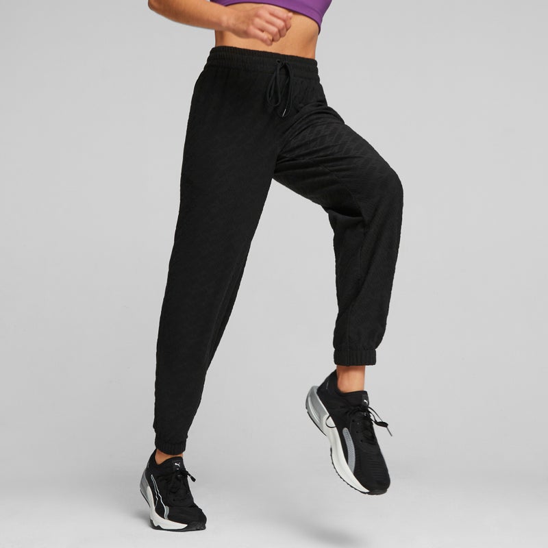 PUMA Fit Womens Black Training Branded Jogger - Image 5