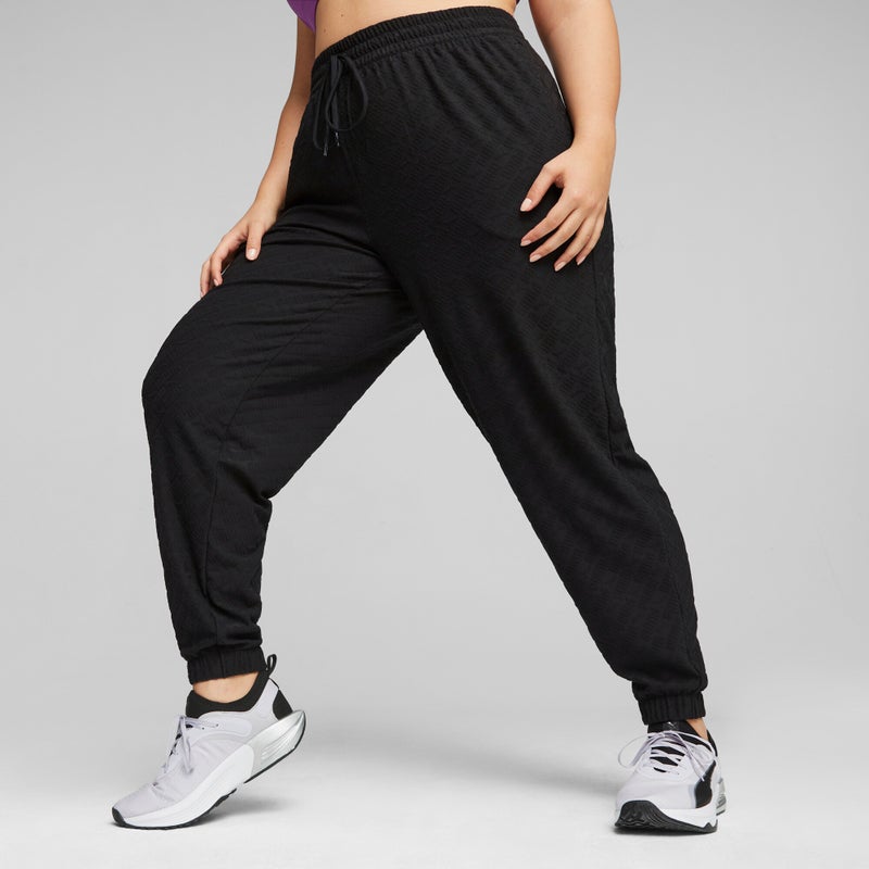 PUMA Fit Womens Black Training Branded Jogger - Image 2