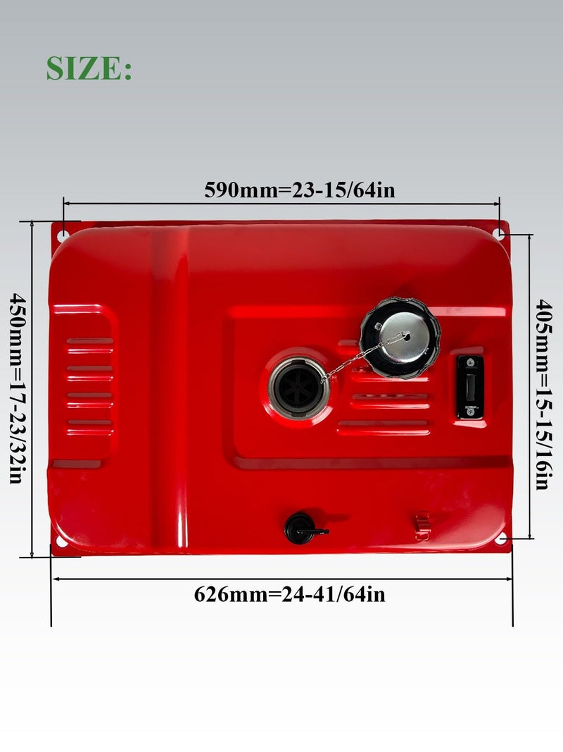 YAMAKATO â‰ˆ17x23.5" Generator Gas Fuel Tank for Honda and Clone 389cc 420cc 439cc Predator 7000 9000ï¼ˆ7 gallonsï¼‰ - Image 2