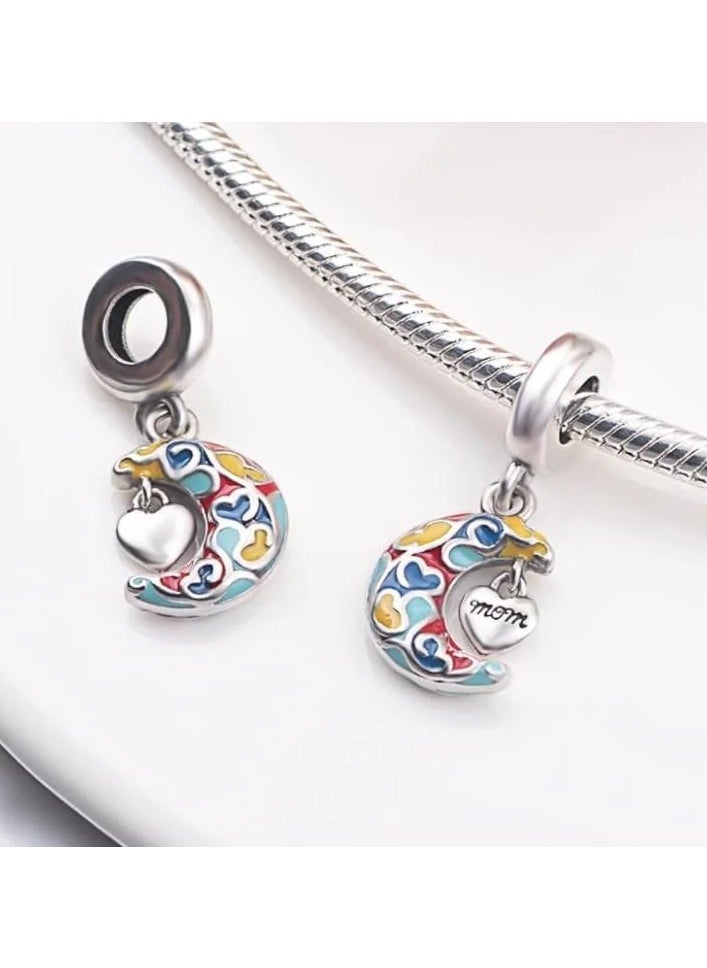 "Celestial Elegance: The Charmz Pandora Crescent Collection in Silver 925 - A Beautifully Crafted Tribute to the Mystique of the Moon and Stars, Expertly Designed to Add a Touch of Ethereal Charm to Your Jewelry Collection, Perfect for Celebrating Dreams, Transformation, and Cosmic Connections."