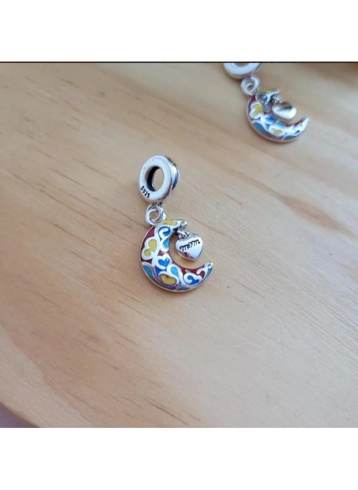 "Celestial Elegance: The Charmz Pandora Crescent Collection in Silver 925 - A Beautifully Crafted Tribute to the Mystique of the Moon and Stars, Expertly Designed to Add a Touch of Ethereal Charm to Your Jewelry Collection, Perfect for Celebrating Dreams, Transformation, and Cosmic Connections."
