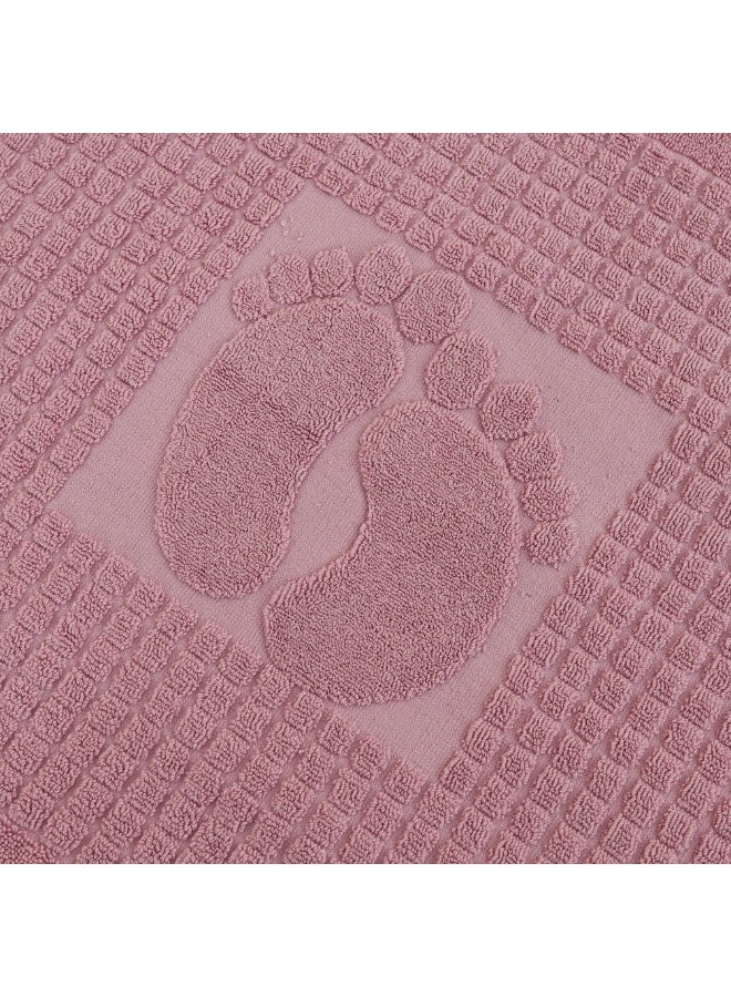 Relax Bath Mat Made from 100% Premium Cotton – Ultra Soft & Highly Absorbent, Fast Quick-Dry Performance, Elegant Woven Design, Kashmir Color, Large Size 51 × 93 cm - Image 2