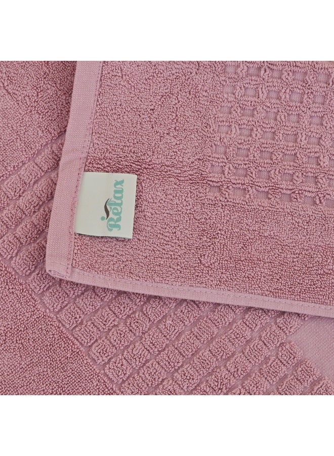 Relax Bath Mat Made from 100% Premium Cotton – Ultra Soft & Highly Absorbent, Fast Quick-Dry Performance, Elegant Woven Design, Kashmir Color, Large Size 51 × 93 cm - Image 3