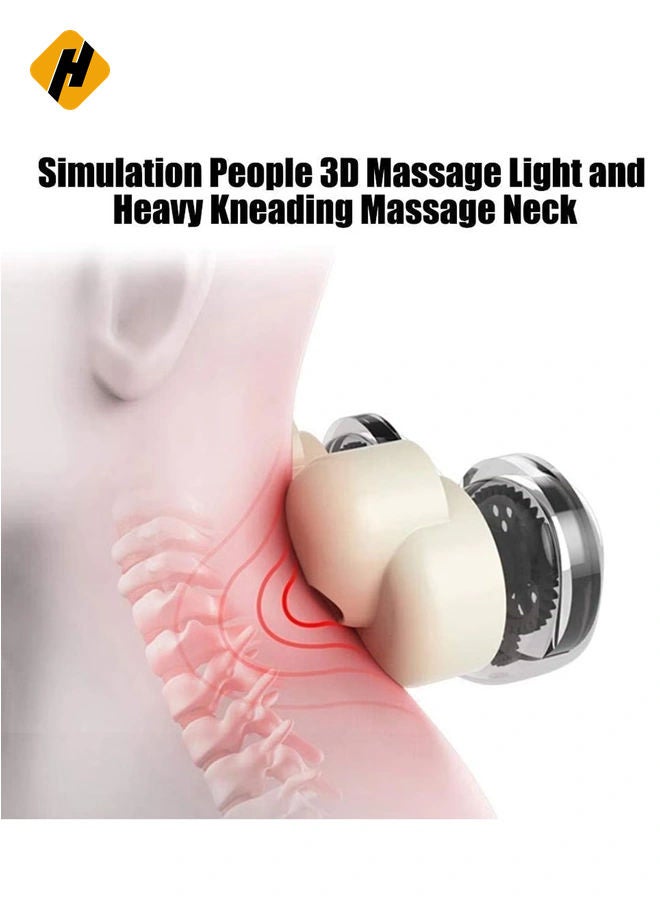 HuHa Rechargeable U Shaped Cervical Massage Pillow Neck Massager Vibration Pillow, Multifunctional Shoulder and Electric for Relax Muscles Fatigue - Image 3