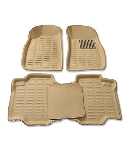 Guance 4D Premium Car Mats for Volkswagen Jetta (Beige) - Image 4