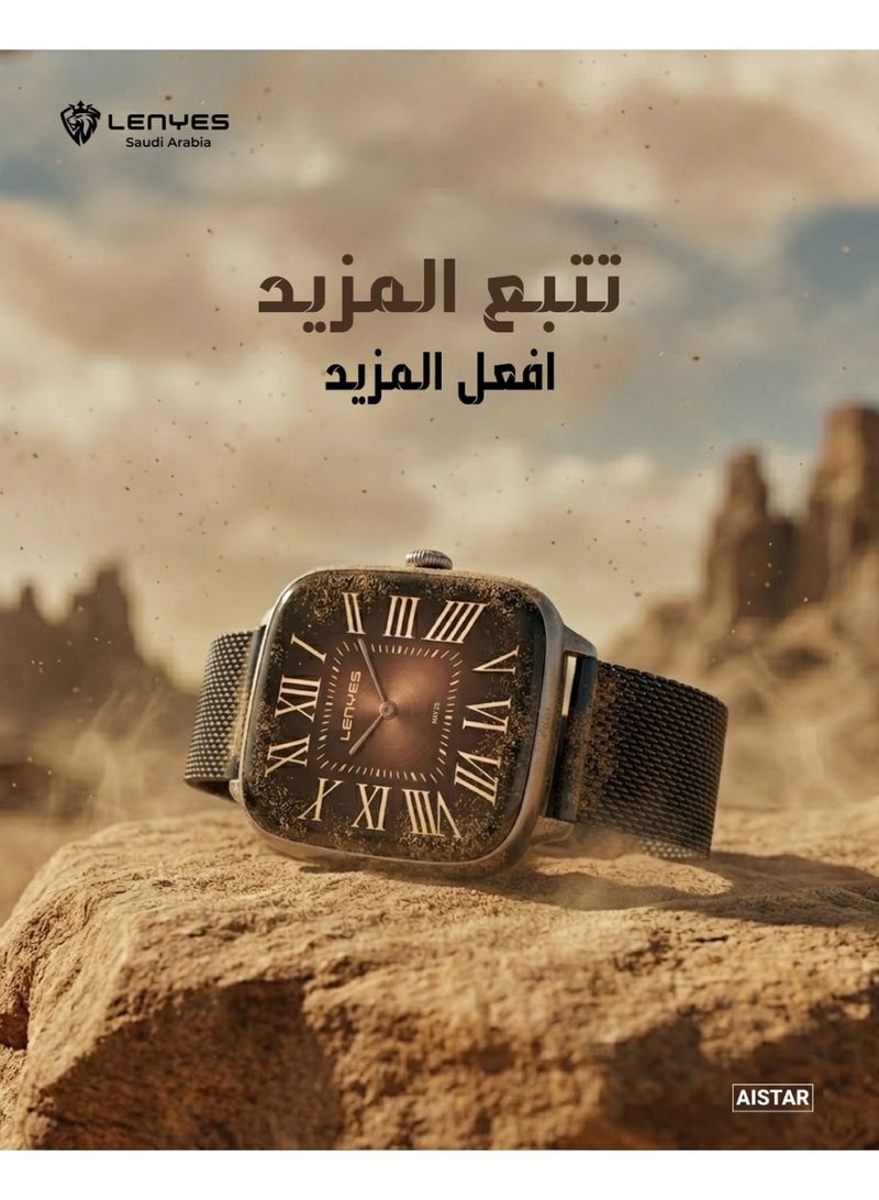 لينيس ساعة ذكية Lenyes AISTAR تصميم يجمع بين الأناقة العصرية والتقنيات الذكية المتقدمة المدعومة بالذكاء الاصطناعي واكثر من 100 وضع رياضي - Image 2