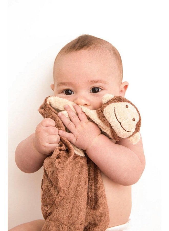 Angel Dear - Brown Monkey, Cuddle Twins Blankie Set - Image 3