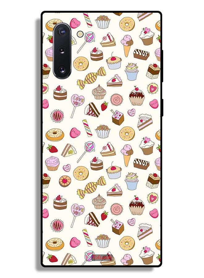 Tolwak Samsung Galaxy Note 10 4G Protective Case Cover Pattern Of Favorite Items - Image 2