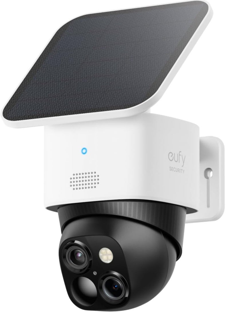 eufy eufy Security SoloCam S340, Solar Security Camera, Wireless Outdoor Camera, 360° Pan & Tilt Surveillance, No Blind Spots, 2.4 GHz Wi-Fi, No Monthly Fee, HomeBase S380 Compatible  - Image 1
