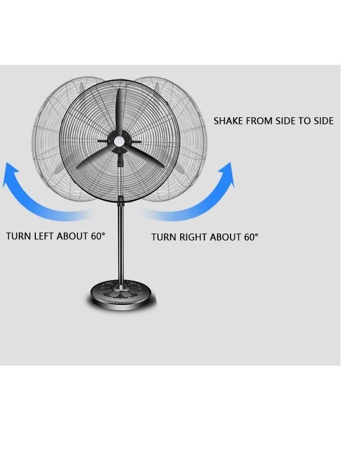 SUNRISE - Industrial Fan 24Inch, Stand Fan, High Velocity Metal Stand Fan - Image 1