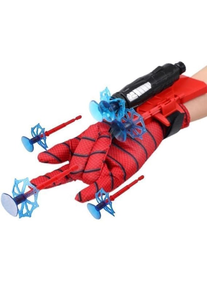 Believers Group Spider Web Shooters Toy for Kids, Spiderman Hand Gloves Hero Launcher Wrist Toy Set,Cosplay Launcher Bracers Accessories (Pack of 1) - Image 1