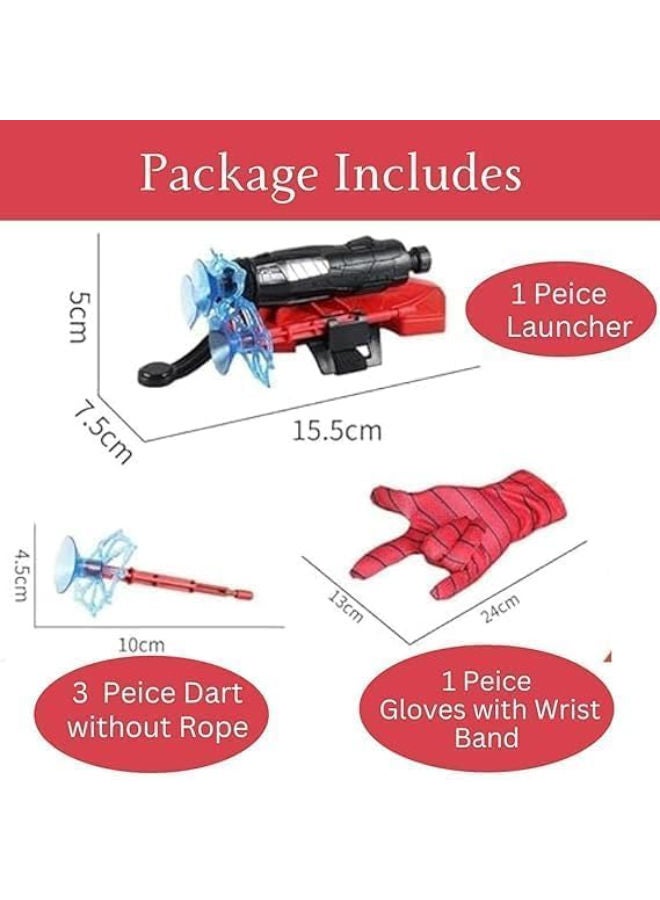 Believers Group Spider Web Shooters Toy for Kids, Spiderman Hand Gloves Hero Launcher Wrist Toy Set,Cosplay Launcher Bracers Accessories (Pack of 1) - Image 2