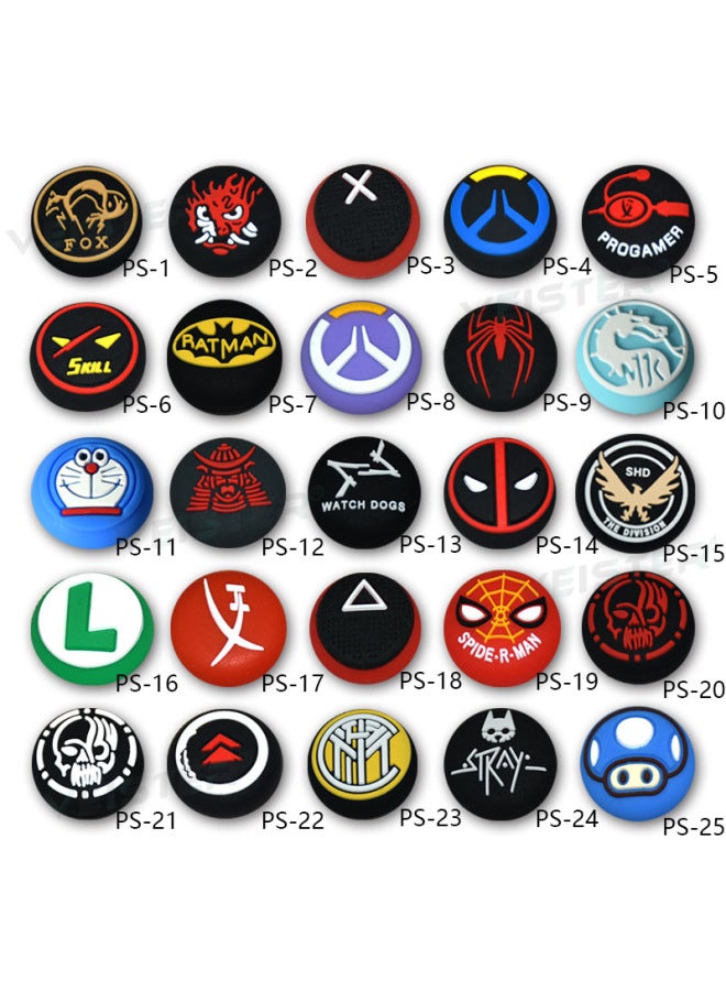 general For PS5PS4 Handle Rocker Cap Gamepad Rocker Cover Key Protection Cap XBOX Mushroom Head Silicone Cap-Product Color:Ps-96 (one) - Image 2