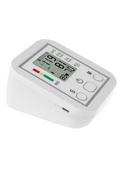 Upper Arm Automatic Blood Pressure Monitor – Digital BP Machine with LCD Display, Accurate Readings, Memory Function, One-Touch Operation, Comfortable Cuff, Portable for Home Use, Ideal for Monitoring Hypertension and Heart Health