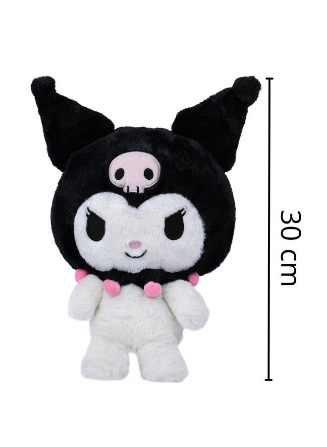 Mirada White Kuromi Plush Toy | Cute and Soft Stuffed Animal for Kids, Girls for Birthdays, Valentine’s Day & Room Decor - 30cm - Image 5