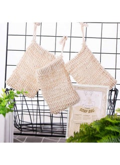Yoseng 6 Pack Soap Exfoliating Bag Natural Soap Saversoap Savers For Bar Soapnatural Sisal Fiber Soap Bags For Foaming And Drying The Soaporganic Soap Bag For Shower Bath  - Image 4