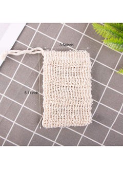 Yoseng 6 Pack Soap Exfoliating Bag Natural Soap Saversoap Savers For Bar Soapnatural Sisal Fiber Soap Bags For Foaming And Drying The Soaporganic Soap Bag For Shower Bath  - Image 2