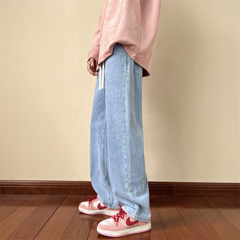 Unisex Casual Daily Denim Jeans - Image 3