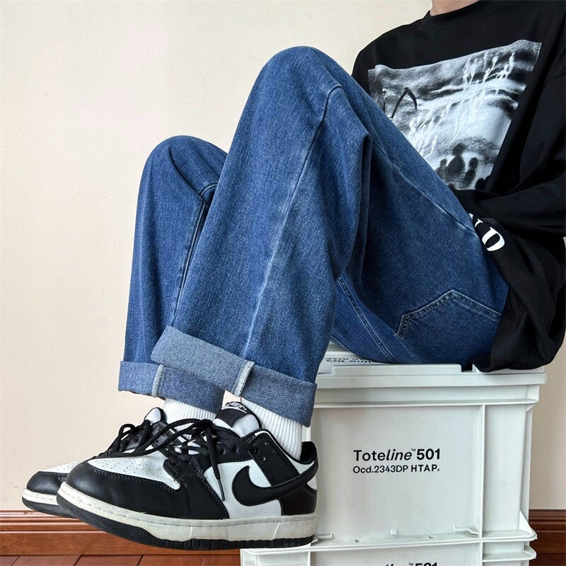 Unisex Casual Daily Denim Jeans - Image 2