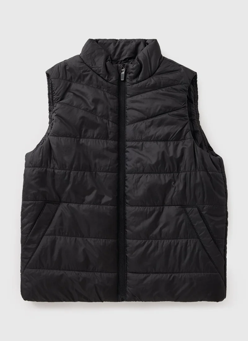 Matalan Boys Black Padded Gilet
