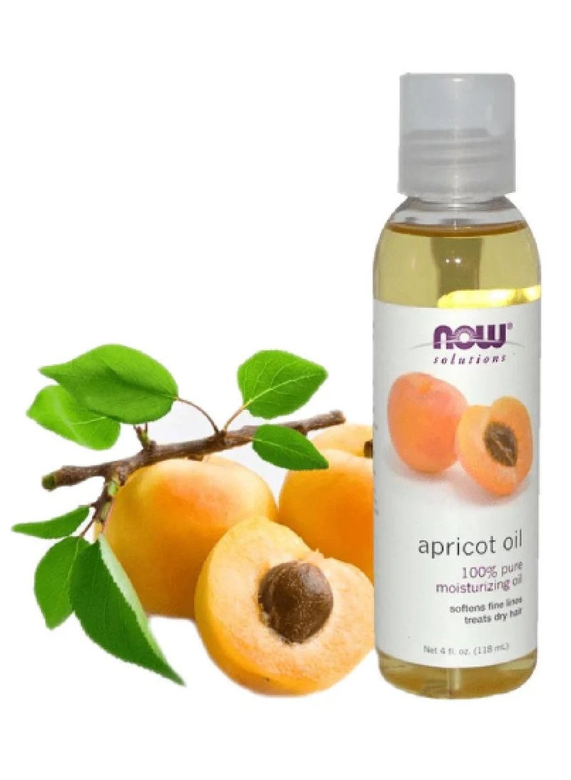 now 100% Pure Apricot Moisturizing Oil 118ml - Image 2