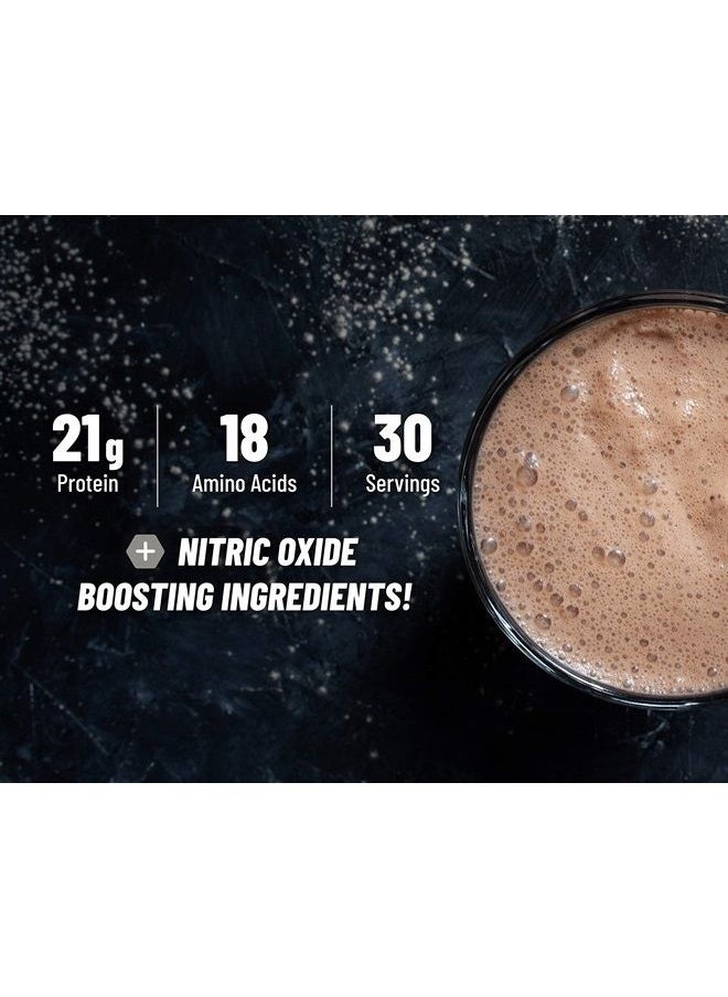 SNAP SUPPLEMENTS - Organic Plant Based Vegan Protein Powder Nitric Oxide Boosting Protein Powder, Vanilla Bean, BCAA Amino Acid for Muscle Growth, Performance & Recovery - 30 Servings (Banana) - Image 1
