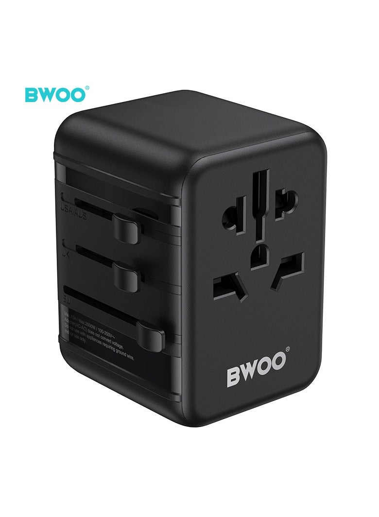 BWOO Gan Universal Travel Adapter Dc Pd 20W + Qc 18W - Image 2
