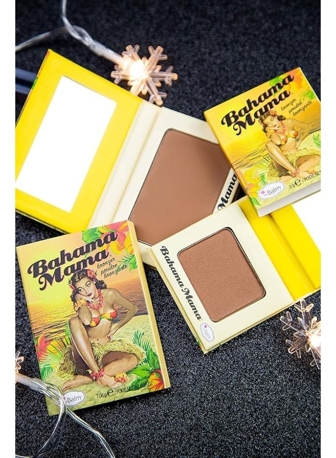 The Balm Cosmetics The Balm Bahama Mama Travel Size Bronzer, Eyeshadow & Contour Powder - Image 2