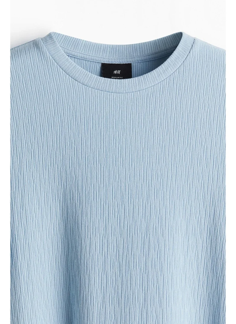 اتش اند ام Regular Fit Textured T-shirt