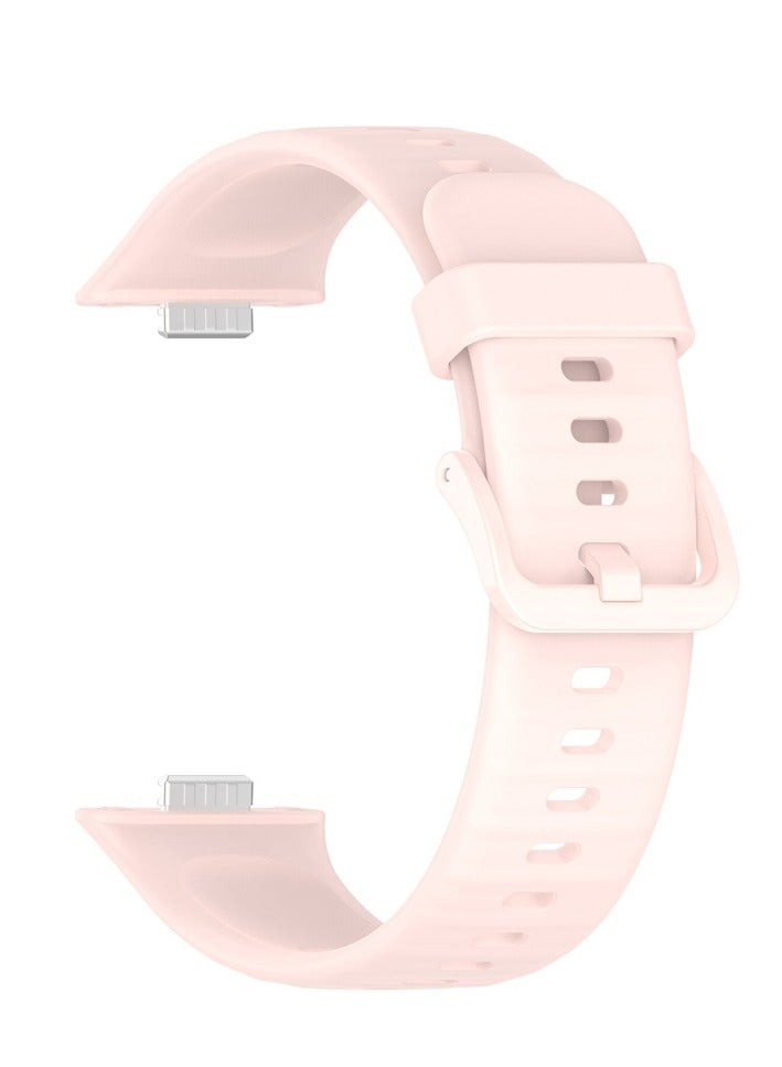Sport Silicone Strap For Huawei Watch Fit 3 (2024) Bracelet Pink - Image 1