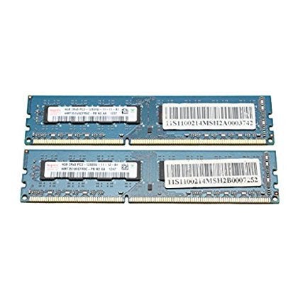 Hynix 2x4GB (8GB Total) HYNIX HMT351U6CFR8C-PB 4GB PC3-12800U Desktop Memory - Image 2