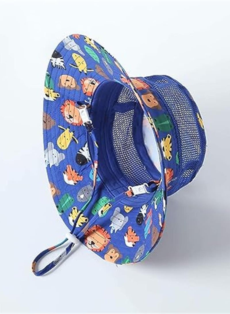 Wide Brim Mesh Kids Sun Hat Toddler Baby Sun Protection Hats - Image 3