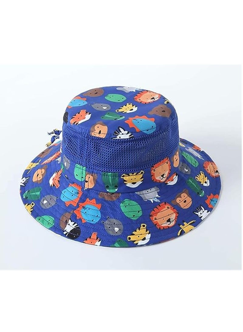 Wide Brim Mesh Kids Sun Hat Toddler Baby Sun Protection Hats - Image 1
