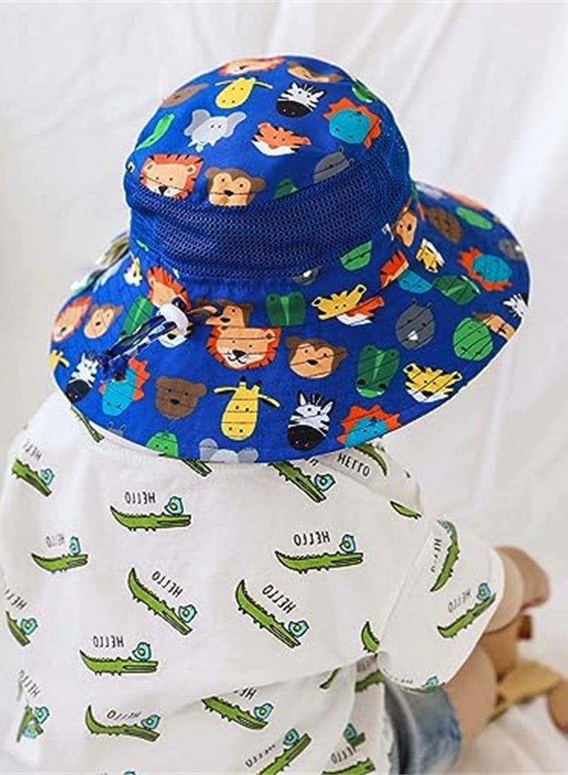 Wide Brim Mesh Kids Sun Hat Toddler Baby Sun Protection Hats - Image 4