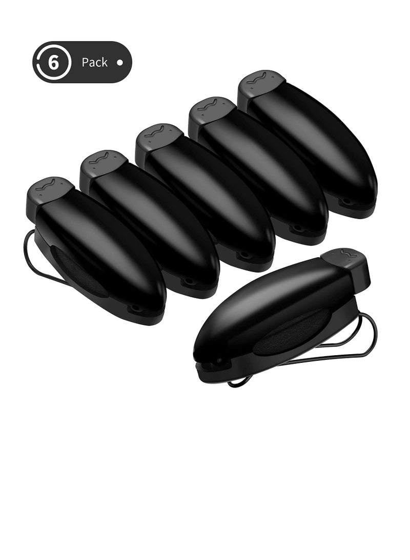 Excefore 6 Pieces Car Glasses Holders Sunglasses Holder Clip, Sun Visor Clip Eyeglasses Mount for Sunglasses Car Accessories - Image 1