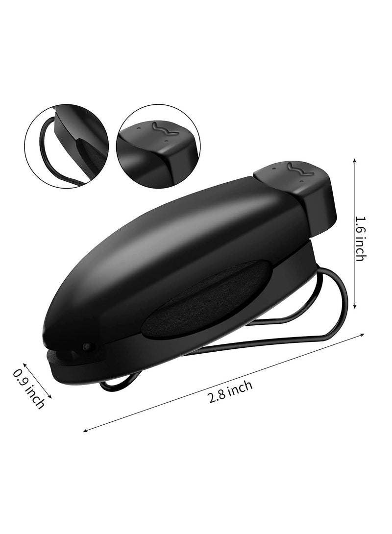 Excefore 6 Pieces Car Glasses Holders Sunglasses Holder Clip, Sun Visor Clip Eyeglasses Mount for Sunglasses Car Accessories - Image 2