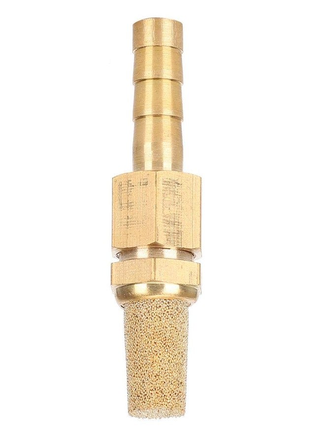 Zerodis 8mm Aquarium Bubble Stone, Gold Sandstone Bubble Diffuser Oxygen Pump Aeration Air Stone for Hydroponics Aquarium Fish - Image 4