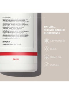 Keeps Hair Thickening Conditioner for Fuller, Thicker Looking Hair, 8 Ounces - Hair Loss, Thinning & Regrowth Treatment - DHT Blocker for Men - Infused with Biotin, Caffeine, & Saw Palmetto  - Image 2