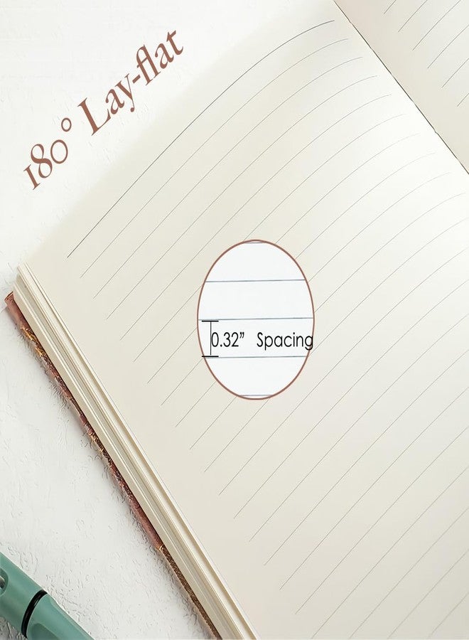 ipoul Floral Journal for women, Hardcover Notebook, A5, 6x8, Ruled Pages, Lay Flat, Pretty Journal, Lily Flower, Pink, can be Reading Journal, Writing Notebook, Self Love Journal, Personal Journal - Image 5