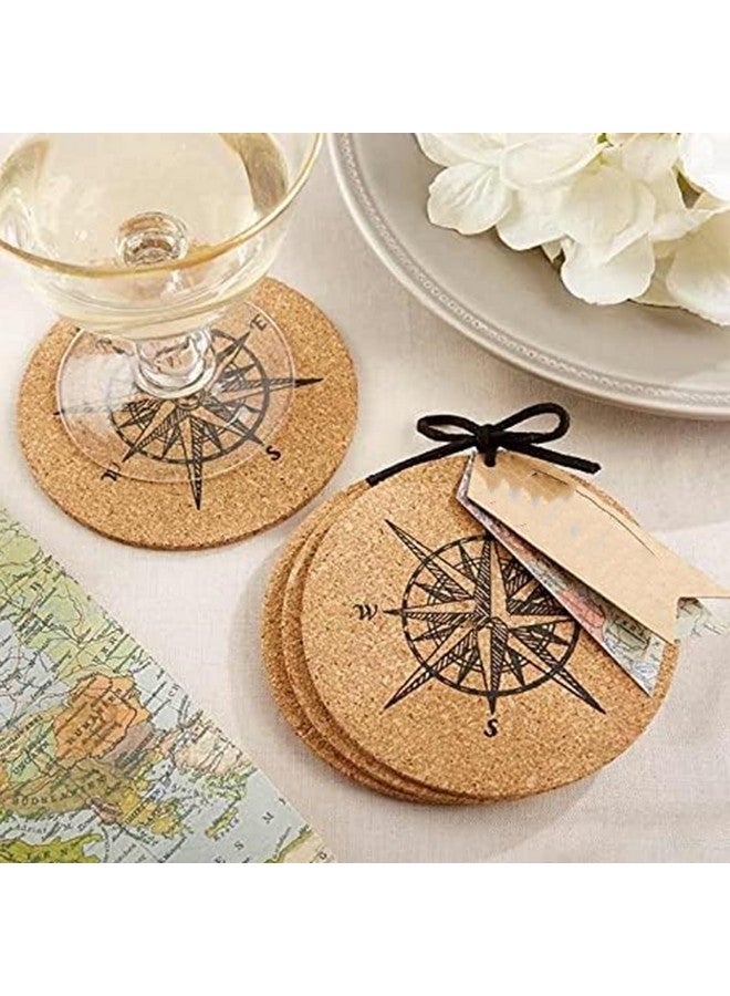 Tebery 20 Pack Round 3.9" Absorbent Cork Coasters for Drinks in Office, Home, or Cottage -1/5" Thick - Image 5